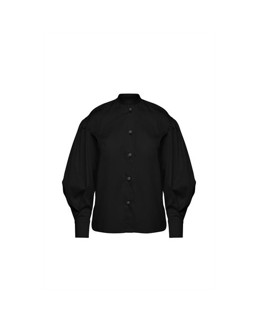 Conquista Black Shirt With Bishop Sleeves