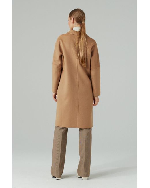 InAvati Natural Double-Faced Wool Camel Coat