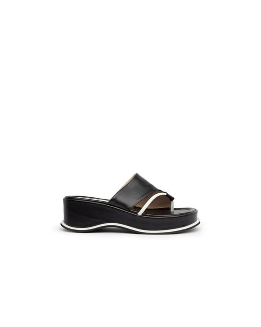 Ilvi Black Masal Leather Slide
