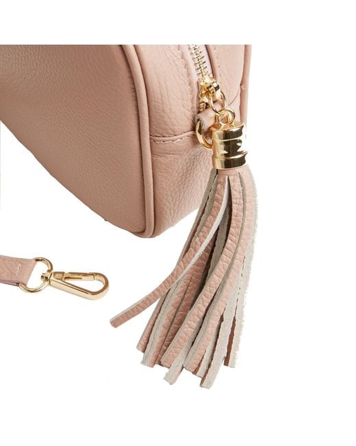 Betsy & Floss Pink Verona Crossbody Tassel Bag
