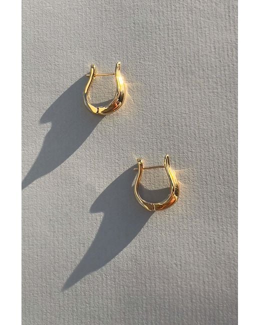 Astor & Orion Metallic Lyra Modern Hoops