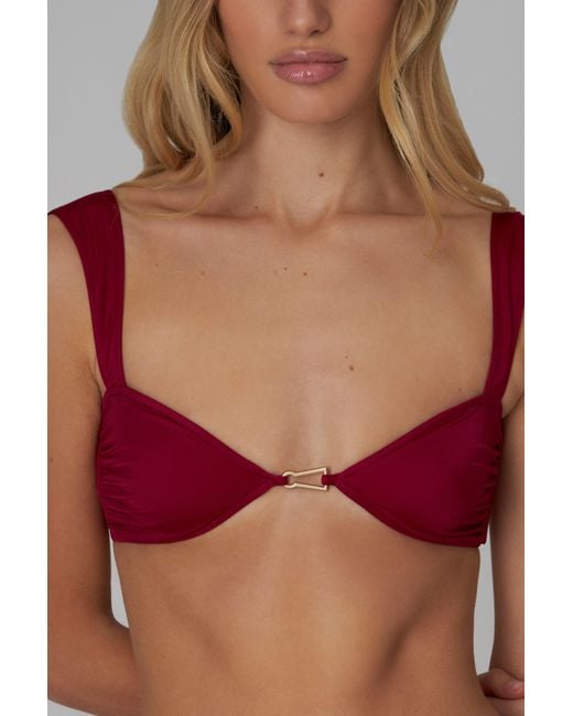 Bianca Resortwear Red Lola Bikini Top