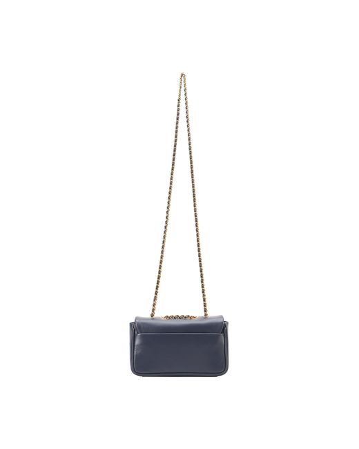 Paul Costelloe Blue Moxie Leather Crossbody Bag