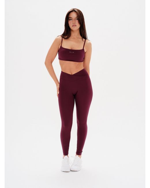 Revyve Active Red Neutrals Mulberry Merlot V-Sculpt Legging
