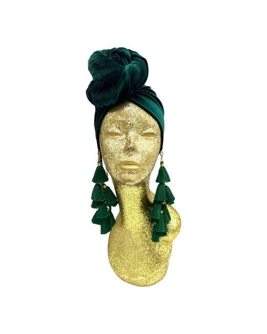 Julia Clancey Green Forest Chacha Turban