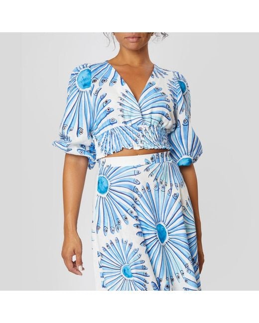 Casa Atelier by Ferdinando Fusco Blue Anchovy Puffy Top