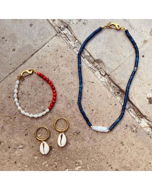 Smilla Brav Metallic Hoop Earrings Ibiza