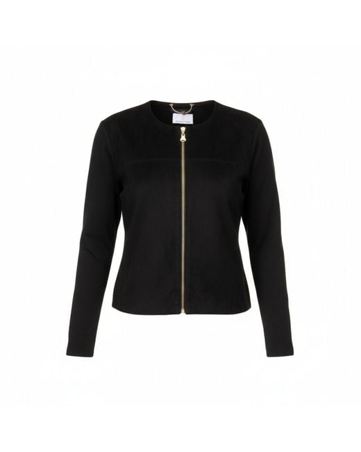 Franchetti Bond Black Gianella Suedette Jacket