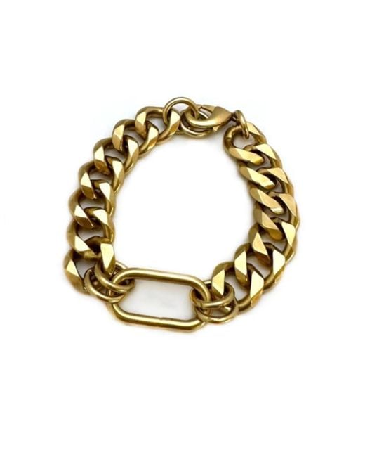 Rachel Nathan Metallic Chain: Race Track Bracelet