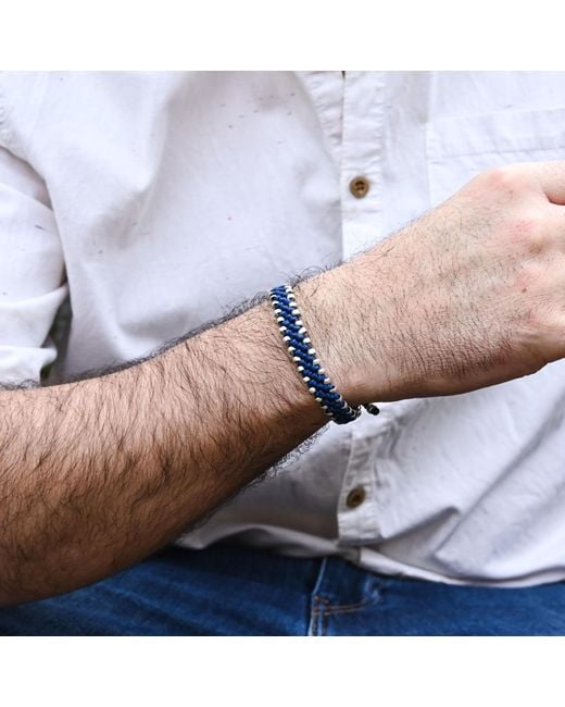 Harbour UK Bracelets Blue Waterproof Rope Bracelet for men