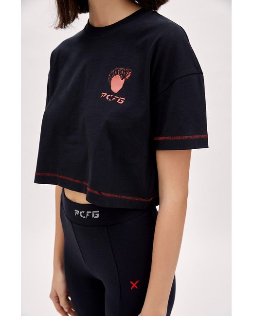 Pcfg Black Crop Tee
