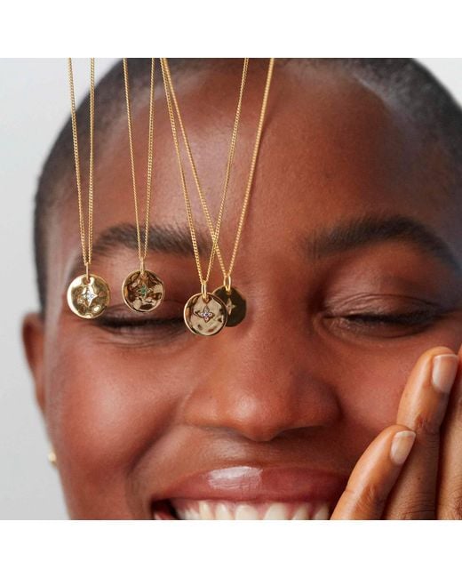 Muru Metallic November Birthstone Necklace