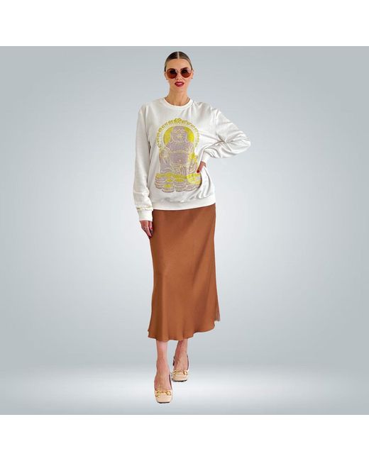 Miracles Manifester Gray Happy Buddha