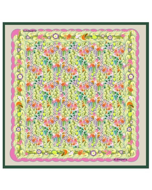 Klements Multicolor Silk Scarf