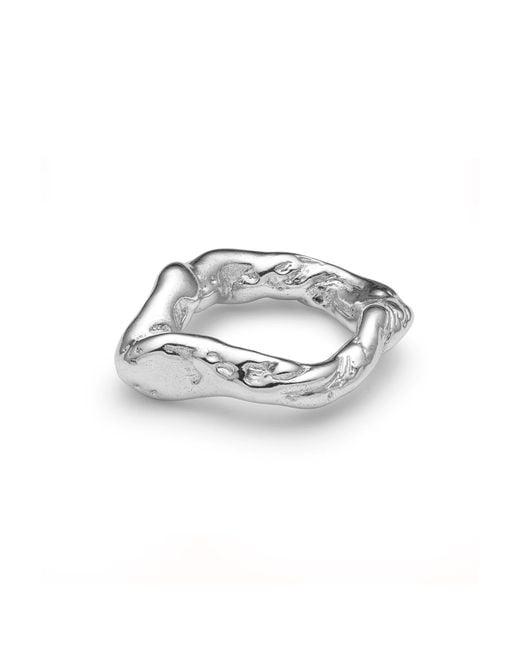 EVA REMENYI White Talisman Flow Ring