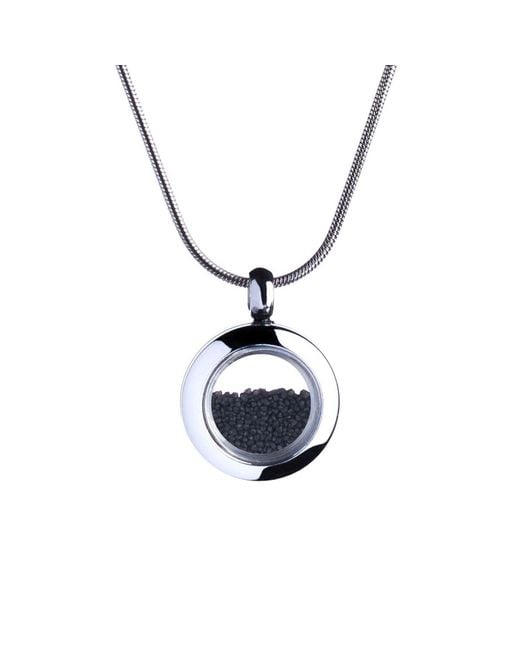 My Little Nature Blue Tiny Size Designes Necklce With Natural Volcanic Sand