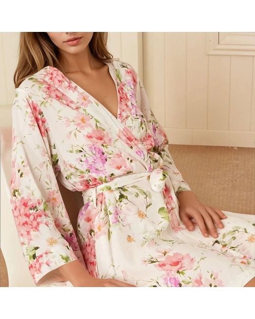 Yumi Kim Pink Dream Lover Ivory Robe