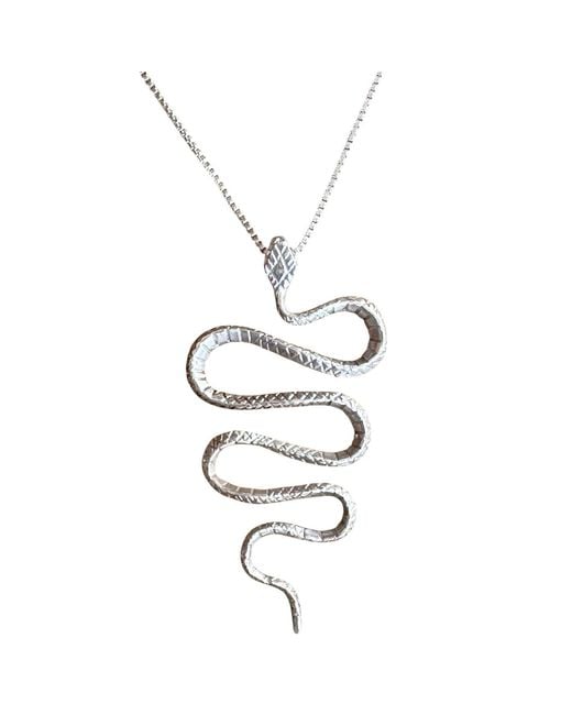 Aki Roc Jewelry Metallic The Power Snake Necklace