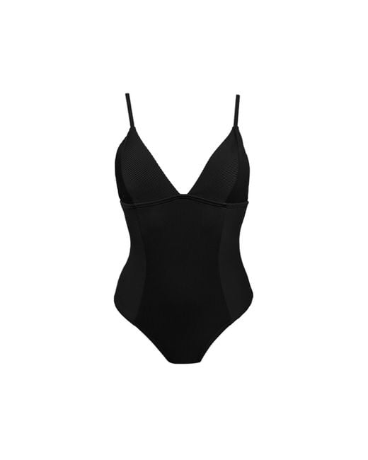 Aulala Paris Black Miss Courageous One Piece Swimsuit