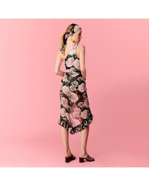 Nur Karaata Brown Lily Bloom Long Pareo