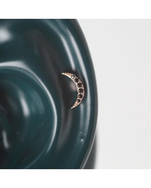 VicStoneNYC Fine Jewelry Metallic Moon Earrings