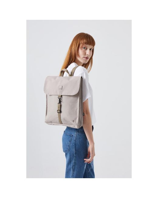 Lefrik White Handy Mini Backpack Ash