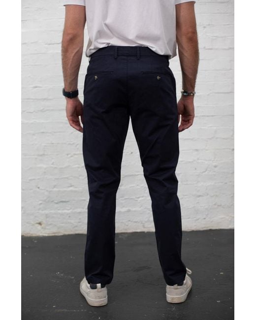 Guards London Blue Tailored Chinos for men