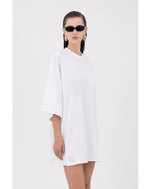 mysimplicated White Mspct Patch Tee W