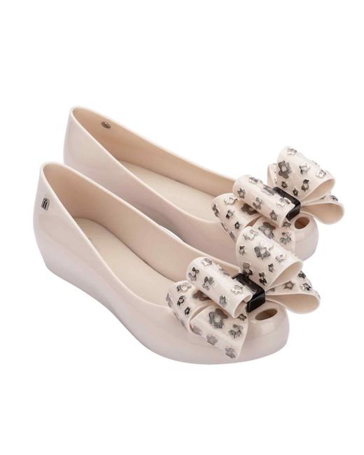 Melissa Pink Neutrals Ultragirl Sweet Xxii Ballet Flats