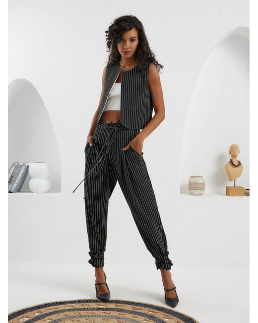 Lumina Eligma Black The Arabesque Pants Ensemble