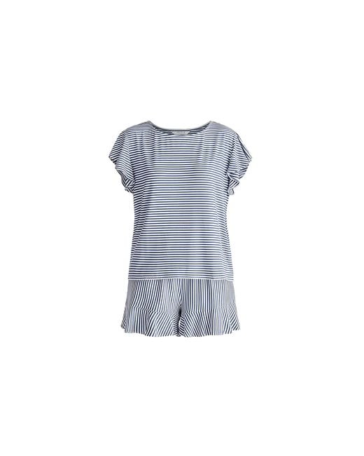 Paisie Blue Frill Pyjama T-Shirt And Shorts