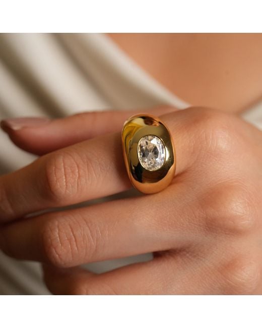 Argento Vivo Metallic Grand Heirloom Ring