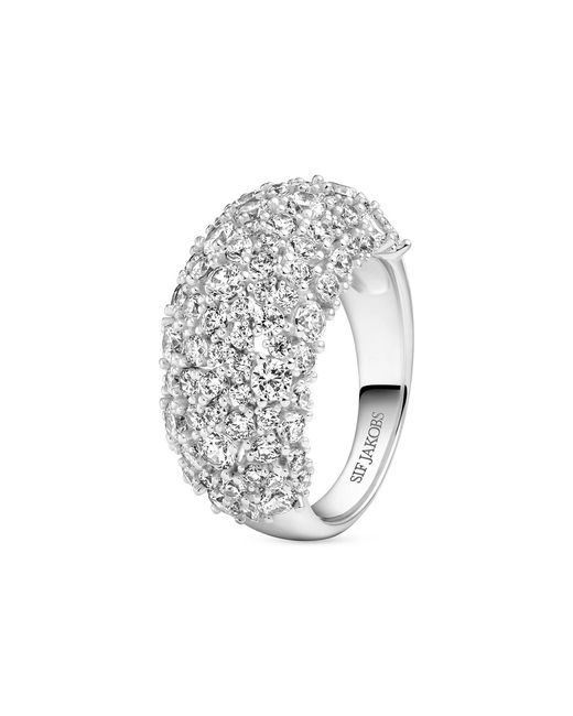 Sif Jakobs Jewellery Metallic Ring Cristallo Grande