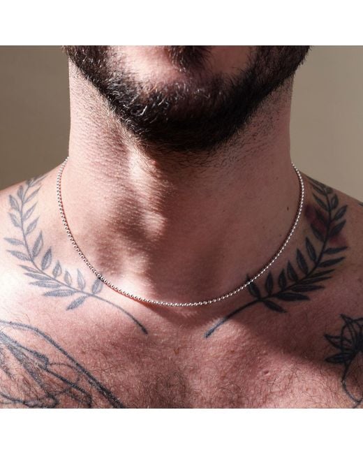 Cartography Metallic Ballroom: Military Dog Chain for men