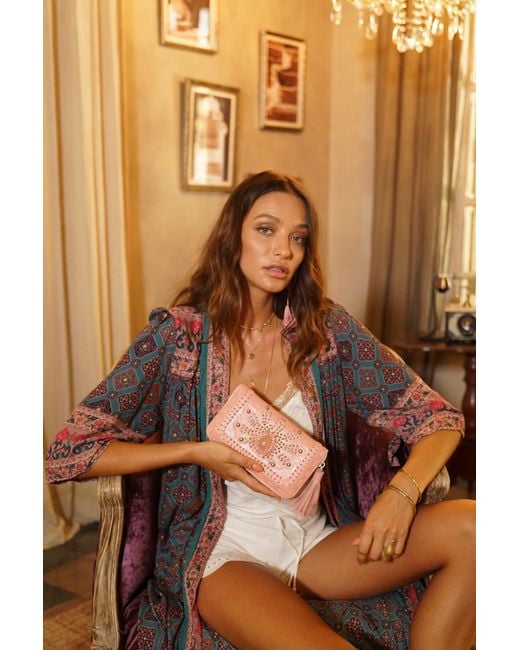 Jodi Lee Pink Monterey Peacock Wallet