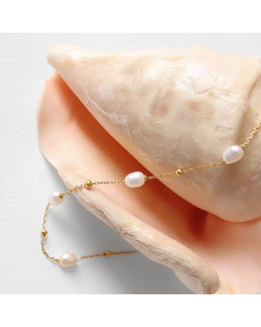 ASSUWA Metallic Aphrodite Pearl Bracelet