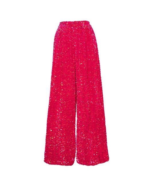 Ofuure Red Liza Sequin Pants