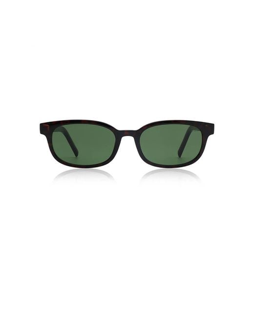 A.Kjærbede Green Charlie Sunglasses Demi Tortoise