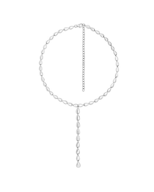 Lucy Quartermaine White One Strand Necklace