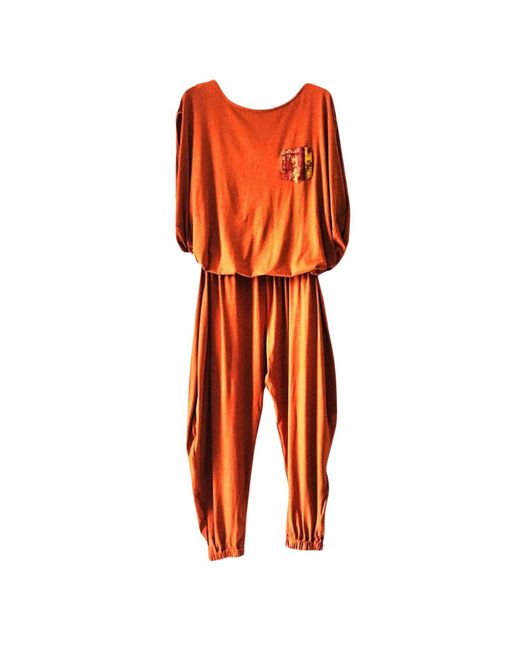 Xclamations UK Orange Labu Jersey Co-Ord Set