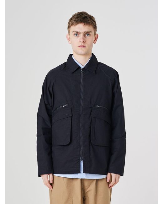 Uskees Black Ripstop Field Jacket for men