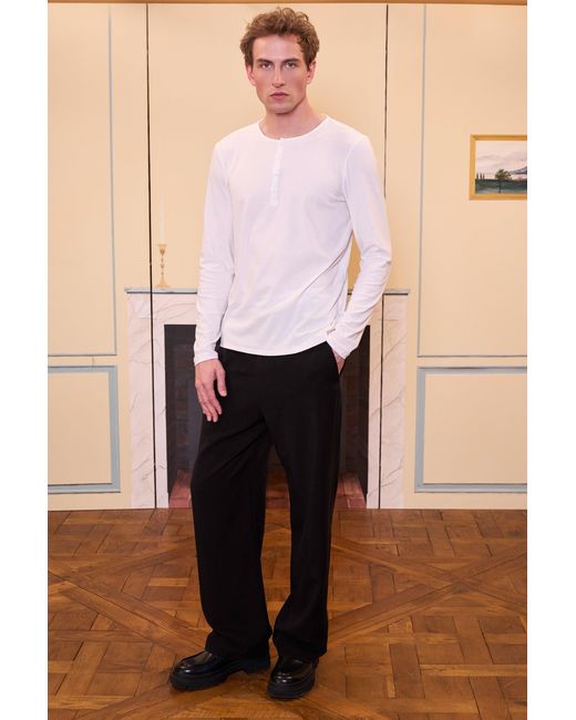 Pcfg Black Daydreamers Relaxed Fit Wide Leg Pants for men
