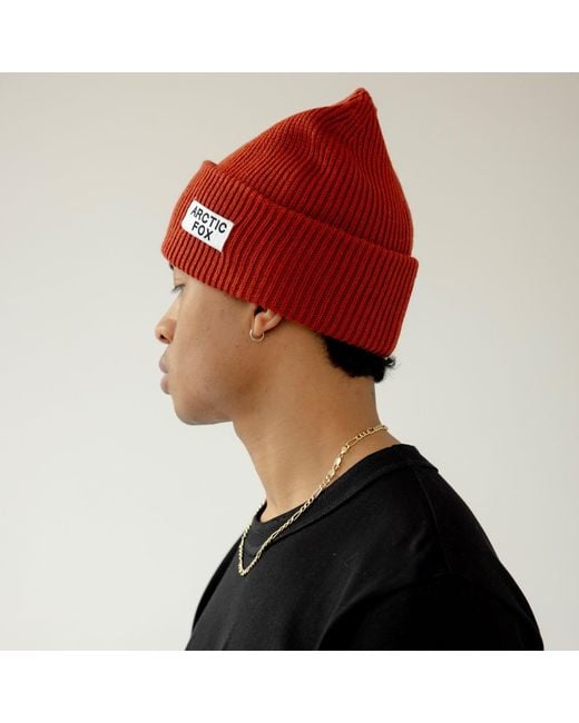 Arctic Fox & Co. Red Recycled Bottle Beanie