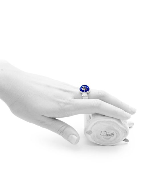 Laura Daili Blue Queen Anne's Lace Ring