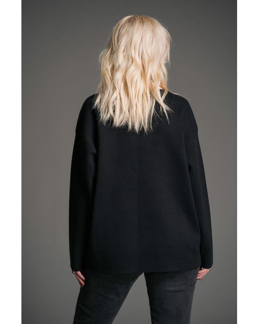 Little Lies Black Rock & Roll Knit Jumper
