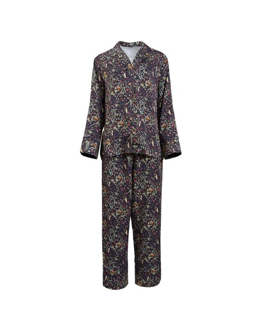 Fable England Black Wolf Garden Pyjamas & Sleep Mask Set