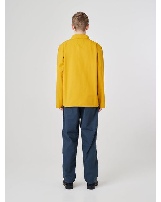 Uskees Yellow Overshirt for men
