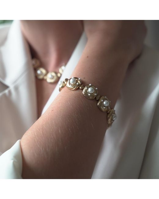 Retro Chic Metallic Canary Bracelet