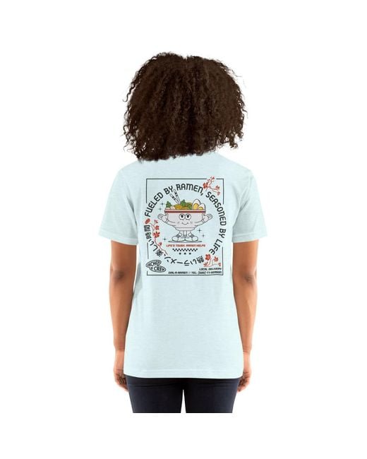 Anchor and Crew Blue Ice Ramen House Dial-A-Local Organic Cotton T-Shirt