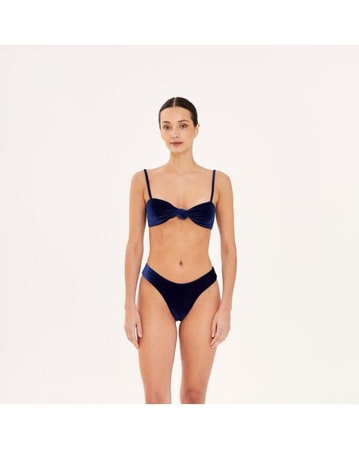 Aguaclara Blue Dynastie Bandeau Top